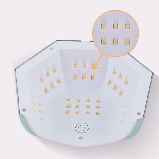 Lampe UV à LED avec ventilateur Appareil de beauté pour sèche-ongles à durcissement rapide