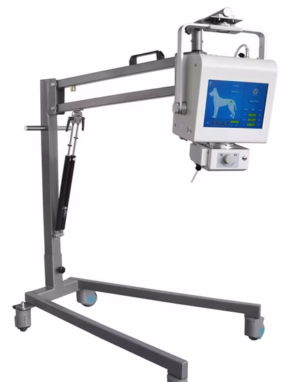 Machine à rayons X mobile portable Xrxmd100 de matériel médical